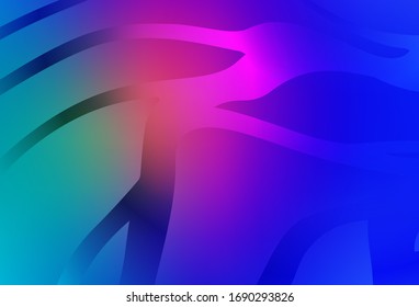 Light Blue, Red vector blurred background. A completely new colored illustration in blur style. Background for a cell phone.