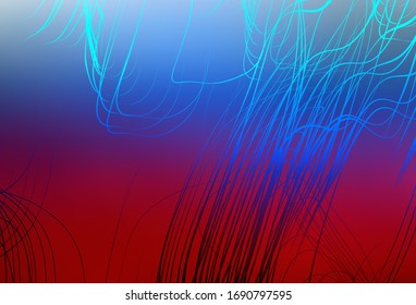 Light Blue, Red vector blurred and colored pattern. Modern abstract illustration with gradient. Background for a cell phone.