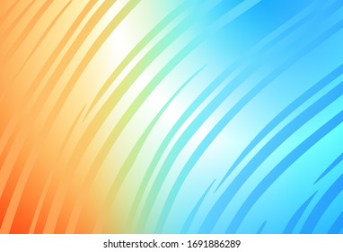 Azul claro, rojo vectorial difuminado brillan textura abstracta. Ilustración creativa en estilo de medio tono con degradado. Fondo para un teléfono móvil.