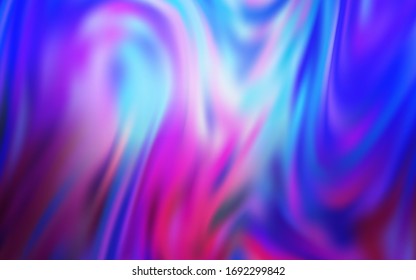 Light Blue, Red vector blurred shine abstract template. Colorful abstract illustration with gradient. New way of your design.