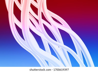 Light Blue, Red vector blurred pattern. Creative illustration in halftone style with gradient. Smart design for your work.