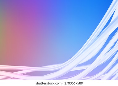 Light Blue, Red vector blurred shine abstract background. Colorful abstract illustration with gradient. Background for a cell phone.