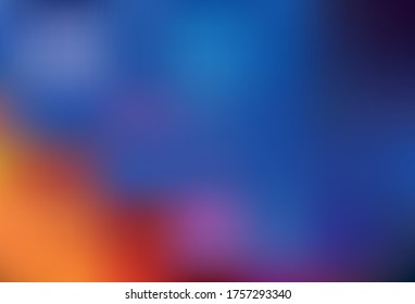 Light Blue, Red vector blurred shine abstract background. An elegant bright illustration with gradient. The best blurred design for your business.
