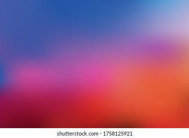 Light Blue, Red vector blurred bright texture. Colorful illustration in abstract style with gradient. Elegant background for a brand book.