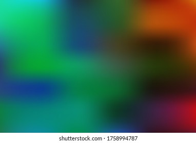 Light Blue, Red vector blurred bright template. Glitter abstract illustration with gradient design. Background for designs.