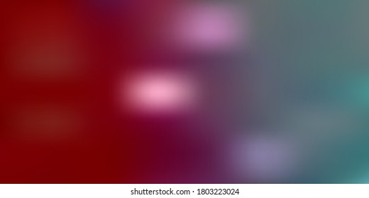 Light blue, red vector blurred pattern. Blurred abstract gradient illustration in simple style. Best choice for your design.