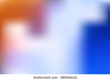 Light Blue, Red vector blurred background. New colored illustration in blur style with gradient. Smart design for your work.