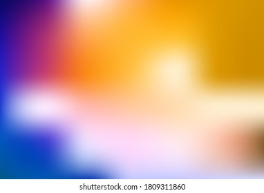 Light Blue, Red vector blurred template. Colorful abstract illustration with gradient. Blurred design for your web site.