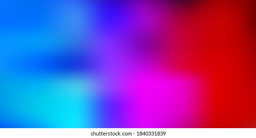 Fondo azul claro, vector rojo borroso. Luminosa ilustración borrosa en estilo abstracto. Diseño moderno para tus aplicaciones.