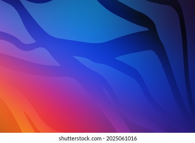 Light Blue, Red vector blurred shine abstract template. Abstract colorful illustration with gradient. New way of your design.