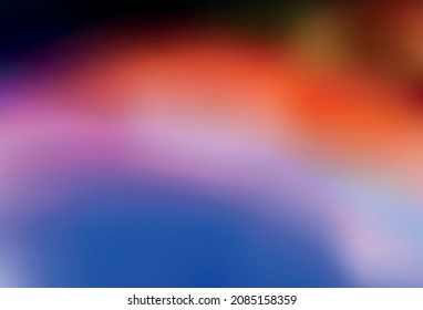 Light Blue, Red vector blurred shine abstract template. Creative illustration in halftone style with gradient. Blurred design for your web site.