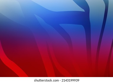 Light Blue, Red vector blurred background. New colored illustration in blur style with gradient. Background for designs.