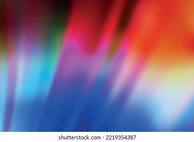 Light Blue, Red vector blurred shine abstract template. Modern abstract illustration with gradient. Smart design for your work.