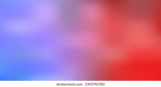 Light blue, red vector blurred template. Colorful illustration with gradient in abstract style. Background for mobile phones.