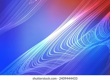 Light Blue, Red vector blurred background. Abstract colorful illustration with gradient. New style design for your brand book.