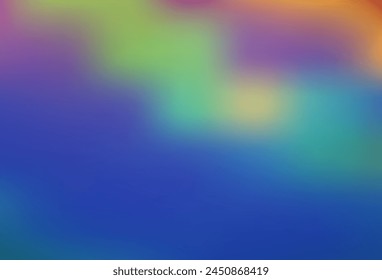 Light Blue, Red vector blurred bright pattern. Creative illustration in halftone style with gradient. Brand new style for your business design.