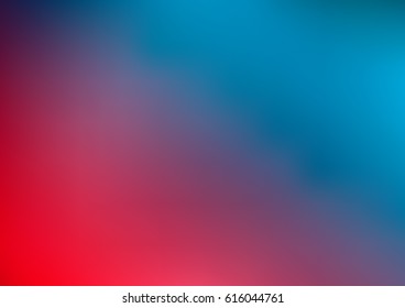 Light blue, red vector blurred colored illustration. Brand-new design for your business. Creative background in halftone style with gradient.