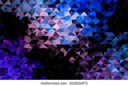 Light Blue, Red vector blurry triangle background. Creative geometric illustration in Origami style with gradient. The textured pattern can be used for background.