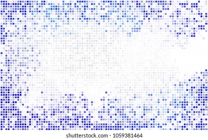 Light Blue, Red vector blurry rectangular background. Geometric background in square style with gradient. The pattern can be used for brand-new background.
