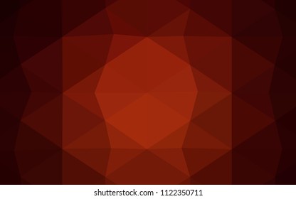 Light Blue, Red vector blurry triangle pattern. Modern geometrical abstract illustration with gradient. Triangular pattern for your business design.