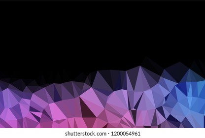Light Blue, Red vector blurry hexagon pattern. Glitter abstract illustration with an elegant design. Brand new design for your business.