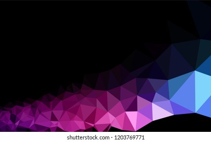 Light Blue, Red vector blurry hexagon template. A completely new color illustration in a vague style. The completely new template can be used for your brand book.