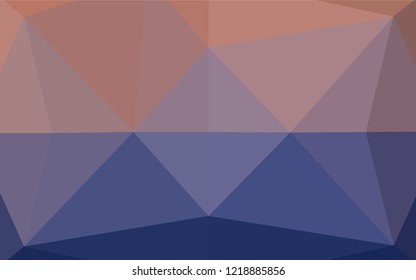 Light Blue, Red vector blurry hexagon template. Creative geometric illustration in Origami style with gradient. A completely new design for your business.