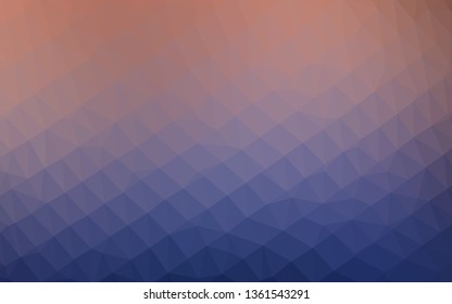 Light Blue, Red vector blurry triangle texture. A completely new color illustration in a vague style. Polygonal design for your web site.