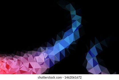 Light Blue, Red vector blurry triangle texture. Modern geometrical abstract illustration with gradient. Polygonal design for your web site.