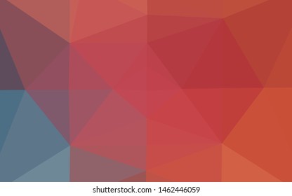 Light Blue, Red vector blurry triangle texture. Modern geometrical abstract illustration with gradient. Polygonal design for your web site.