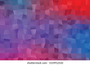 Light Blue, Red vector blurry triangle pattern. Colorful illustration in abstract style with gradient. Brand new design for your business.