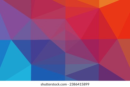 Light Blue, Red vector blurry triangle pattern. Modern geometrical abstract illustration with gradient. Textured pattern for background.