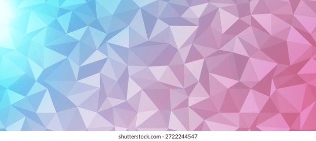 Light Blue, Red vector blurry triangle template. A completely new color illustration in a vague style. The best triangular design for your business.
