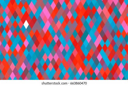 Light Blue, Red vector blurry triangle template. Colorful illustration in abstract style with gradient. A completely new design for your business.