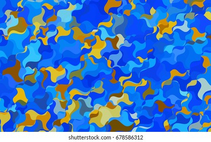 Light Blue, Red vector blurry arched background. Glitter abstract illustration with wry lines. Brand-new style for your business design.
