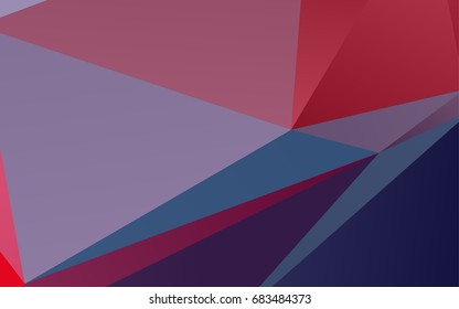 Light Blue, Red vector blurry triangle template. Shining colored illustration in a brand-new style. The best triangular design for your business.