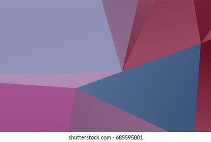 Light Blue, Red vector blurry triangle pattern. Creative geometric illustration in Origami style with gradient. Brand-new style for your business design.