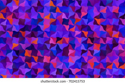 Light Blue, Red vector blurry arched pattern. A completely new color illustration in a vague style. The completely new template can be used for your brand book.
