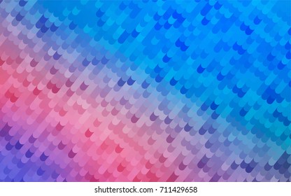 Light Blue, Red vector blurry arched background. Brand-new colored illustration in blurry style with gradient. The elegant pattern can be used as part of a brand book.