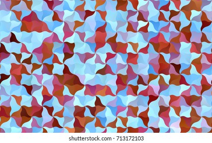 Light Blue, Red vector blurry arched template. Glitter abstract illustration with wry lines. The best blurred design for your business.