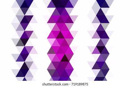Light Blue, Red vector blurry triangle pattern. Modern geometrical abstract illustration with gradient. A completely new template for your business design.