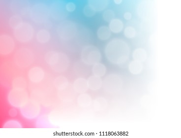 Light Blue, Red vector bokeh pattern. Shining colorful illustration in a Brand new style. The best blurred design for your business.