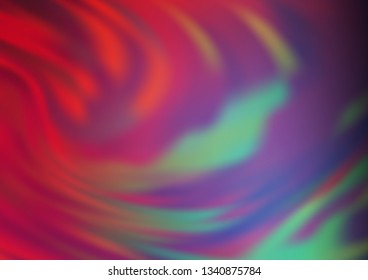 Light Blue, Red vector bokeh and colorful pattern. Creative illustration in halftone style with gradient. The background for your creative designs.