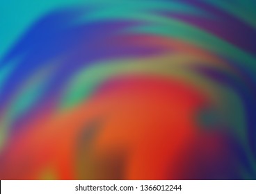 Light Blue, Red vector bokeh pattern. An elegant bright illustration with gradient. The template for backgrounds of cell phones.