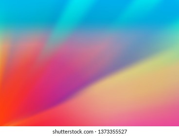 Light Blue, Red vector bokeh pattern. Colorful illustration in blurry style with gradient. A completely new design for your business.
