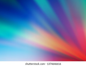Light Blue, Red vector bokeh and colorful pattern. An elegant bright illustration with gradient. The template for backgrounds of cell phones.