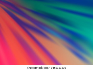 Light Blue, Red vector bokeh template. Colorful illustration in abstract style with gradient. Brand new design for your business.