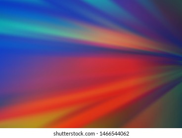 Light Blue, Red vector bokeh and colorful pattern. An elegant bright illustration with gradient. The template can be used for your brand book.