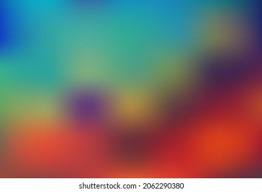 Light Blue, Red vector bokeh and colorful pattern. An elegant bright illustration with gradient. Brand new template for your design.