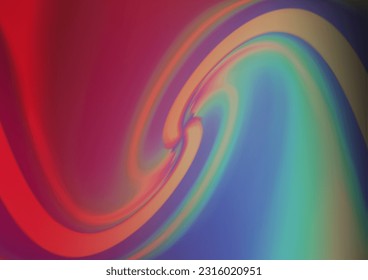 Light Blue, Red vector bokeh and colorful pattern. Colorful illustration in abstract style with gradient. A completely new design for your business.